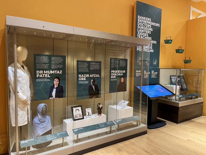 Muslims in the North: The new Muslims in the North display at Leeds City Museum.