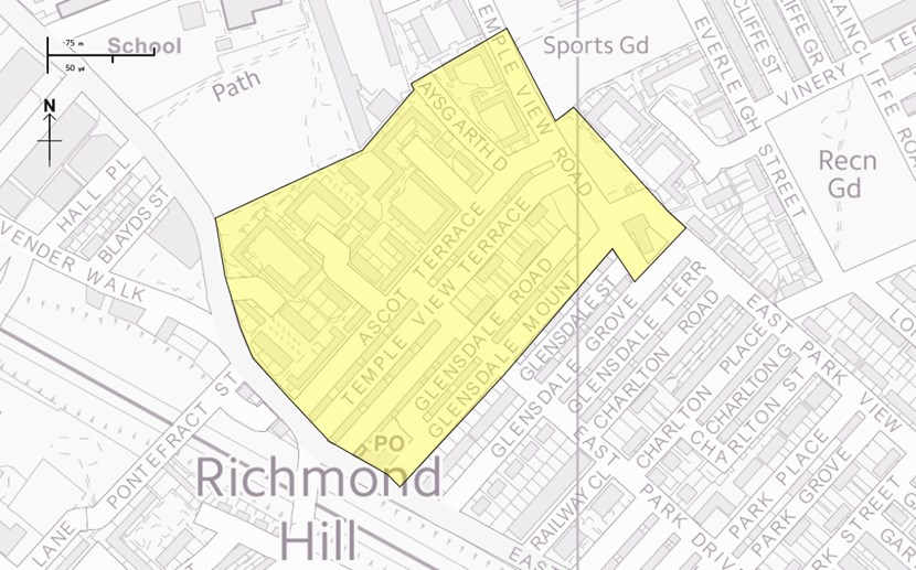 Partial Closure Order granted to tackle anti-social behaviour in East End Park: East End Park Exclusion Zone - LEEDS - Copy