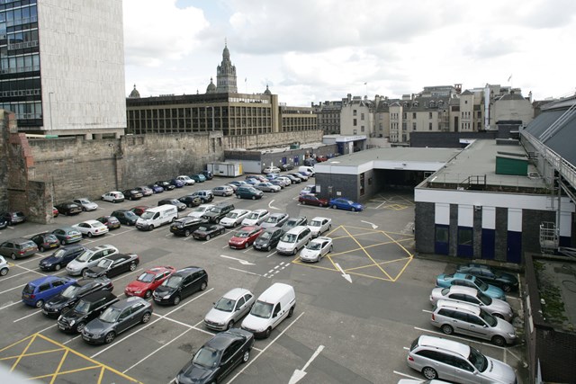 Glasgow Queen St - carpark: Glasgow Queen St - carpark