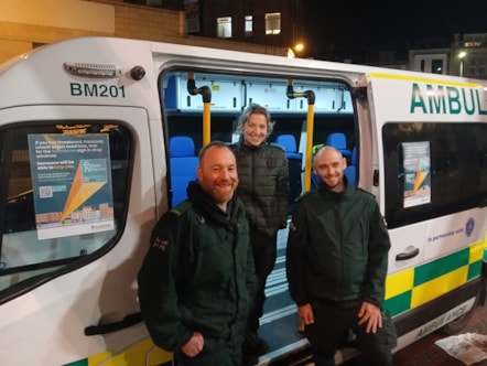 Medics at work at the Islington Night Safety Hub