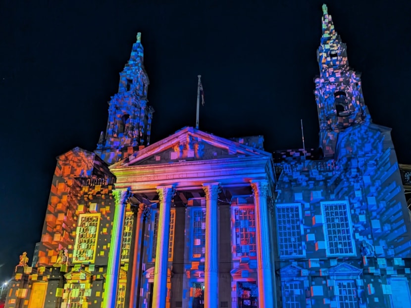 City shines as Light Night Leeds makes memorable return: In Dual Light -  Nele Fack & Niels Blondeel