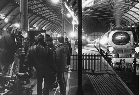 The station has been used for many filming opportunities as seen here in 1988