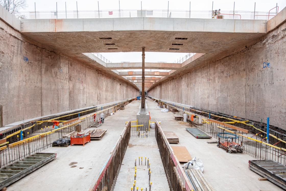 View from within Burton Green Tunnel – HS2 reaches halfway point-2