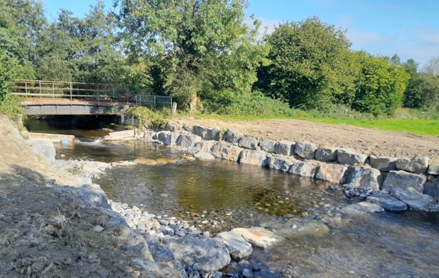 Image 1 – New fish passage on the Afon Dulais Sep 2024