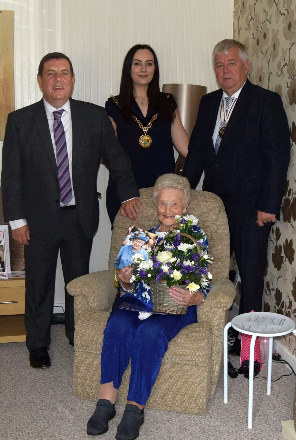 Bessie Sinclair 100th birthday 1