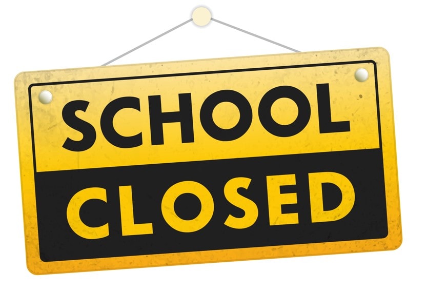 school closed