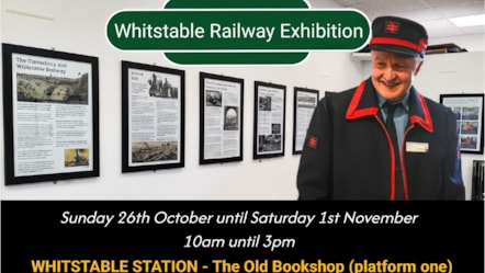 Whitstable station exhibition