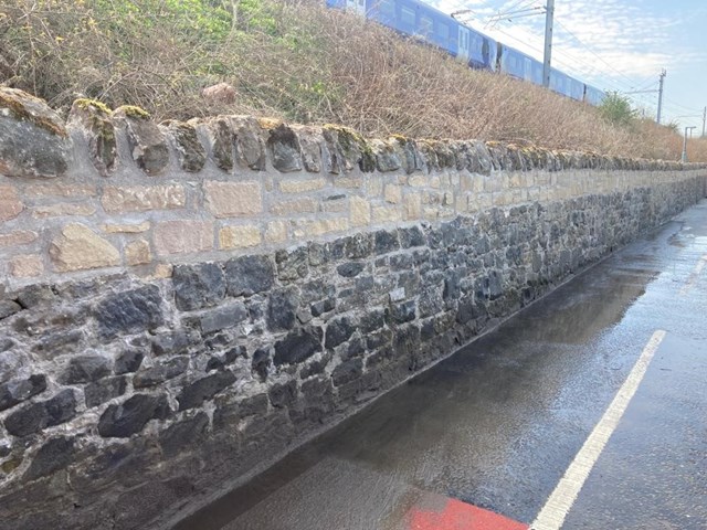 Linlithgow railway boundary wall work completed: Pic 4-7