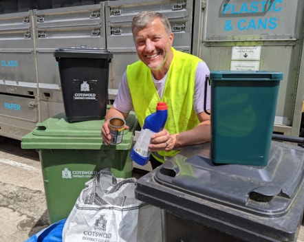 Recycle Week 2024 Cllr  Mike Evemy