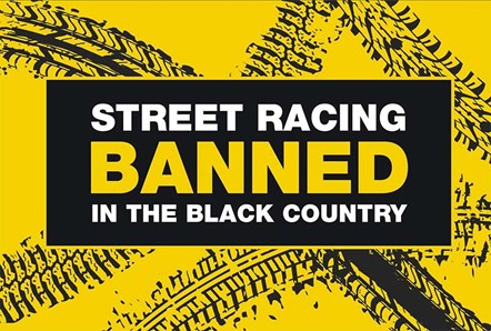 Street Racing Injunction Graphic