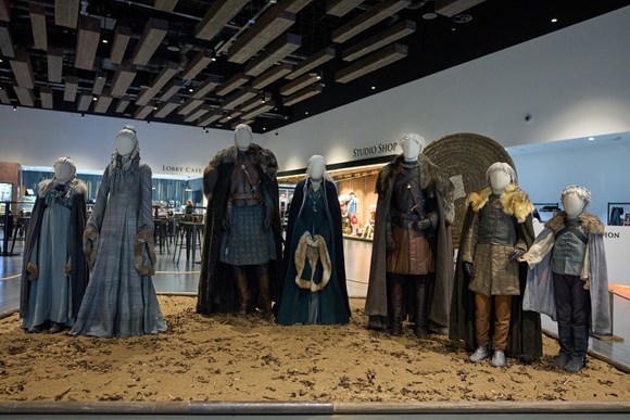 PRESS RELEASE: Winter Is Coming: Stark family's iconic costume display launched at Game of Thrones Studio Tour in Northern Ireland: Winter Stark Display 004