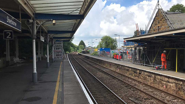Passengers travelling between Salisbury and Yeovil are being reminded to check before they travel ahead of a nine-day railway closure to replace track near Tisbury, Wiltshire: Sherborne-station
