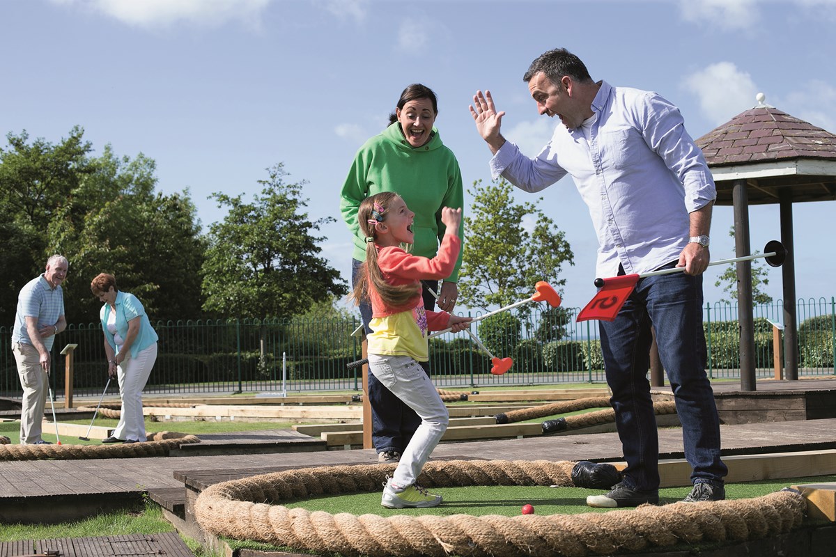 Crazy Golf at Quay West