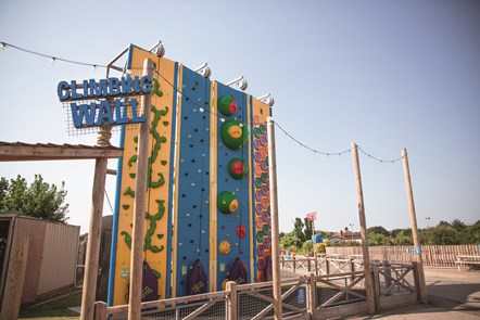 Climbing Wall at Golden Sands