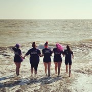 Heads On charity sea dip for International Women's Day 2