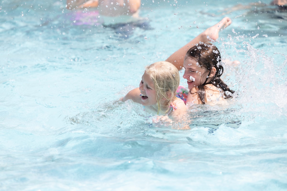 Outdoor pool at Riviere Sands