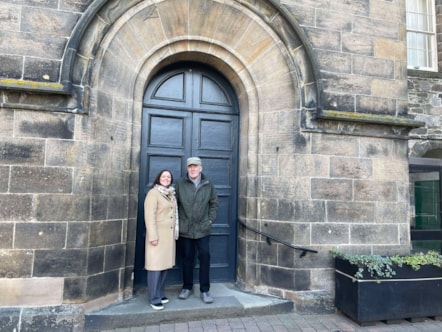 STP visit 2025 - Forres Tolbooth (outside)