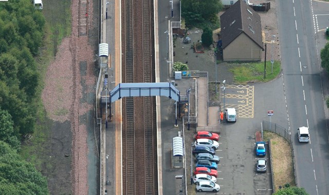 Cleland Station accessibility improvements in site: 16 Oct cleland aerial