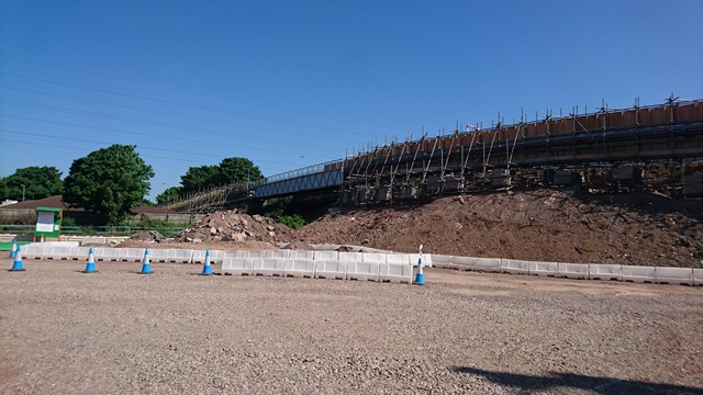 Cardiff bridge to be reconstructed as modernisation of the South Wales Mainline continues: Mardy Road bridge in Cardiff is being reconstructed by Network Rail