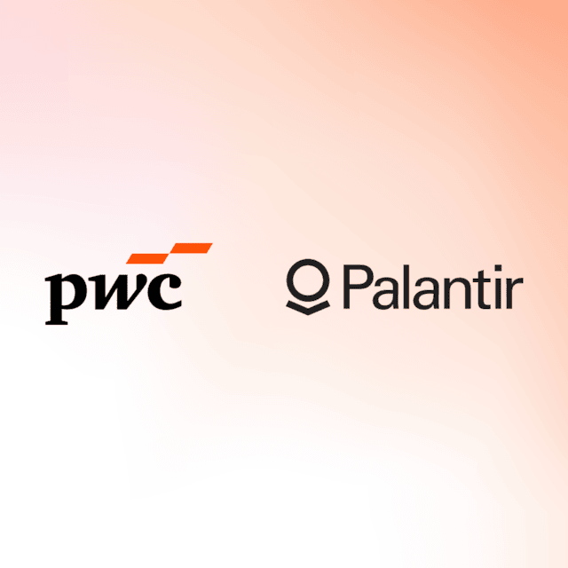PwC UK and Palantir Logo Tile