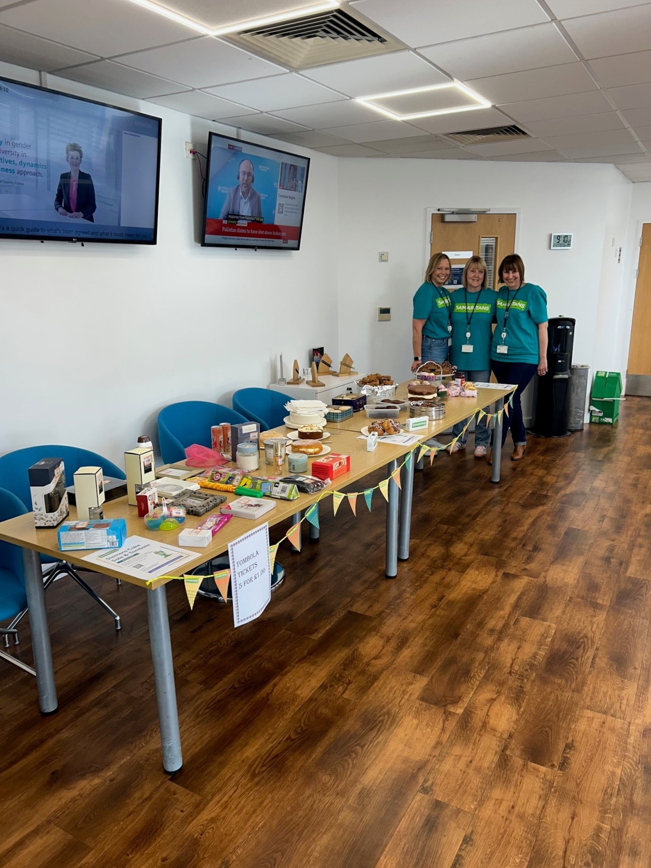 Siemens Samaritans Cake & Tombola Sale