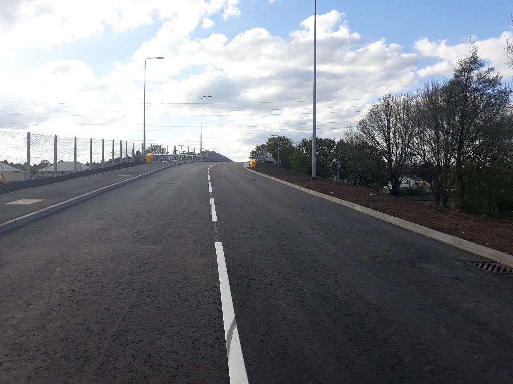 Mardy Road bridge in Cardiff reopens following reconstruction: Mardy Road bridge in Cardiff reopens following reconstruction