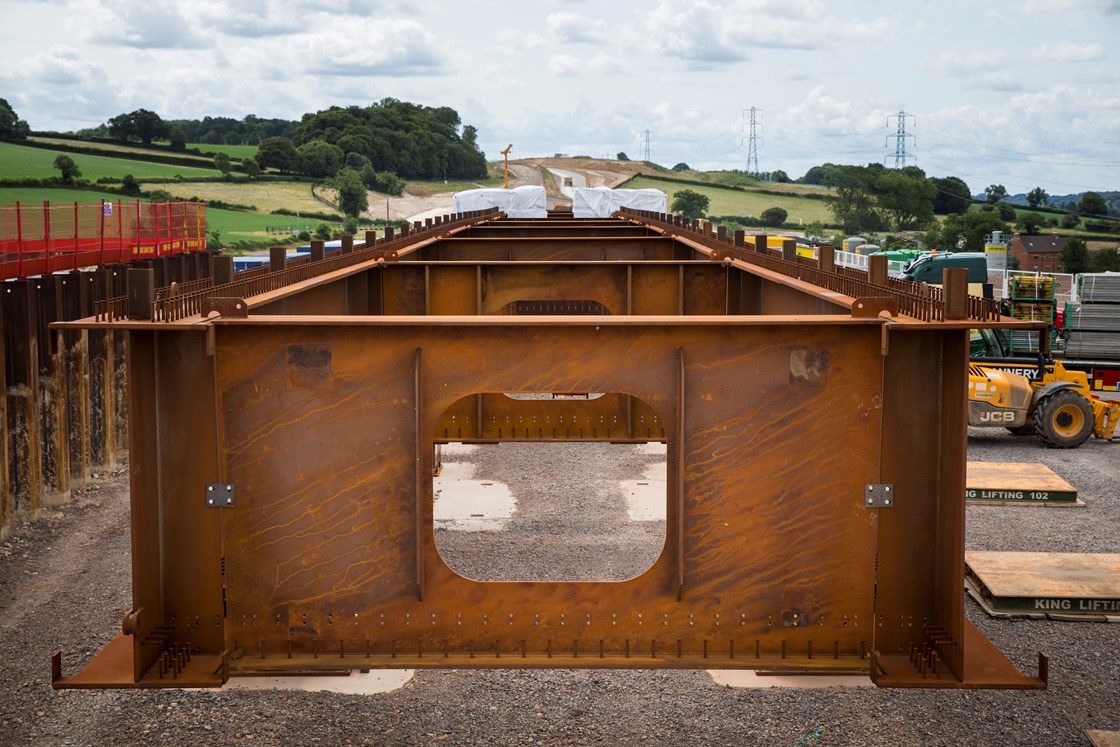 Wendover Dean steel beam June 2023