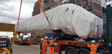 Southampton Docks - Leading vehicle