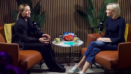 Victoria Pendleton and Jenni Falconer in Routes Studio