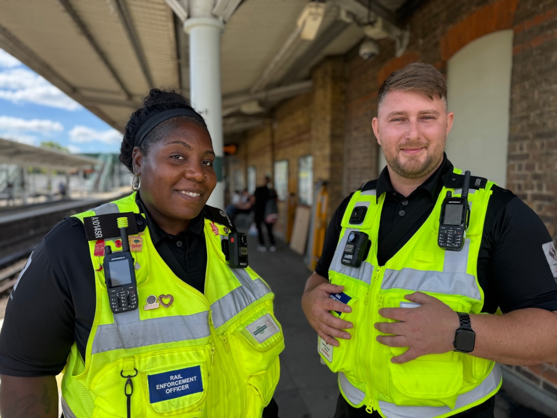 Week of Action - Rail Enforcement Officers at Tulse Hill