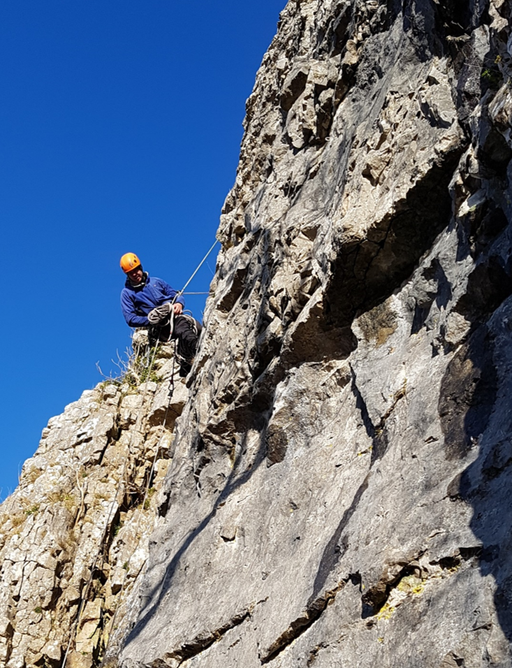 rock climbing in the lakes Simon McCabe image