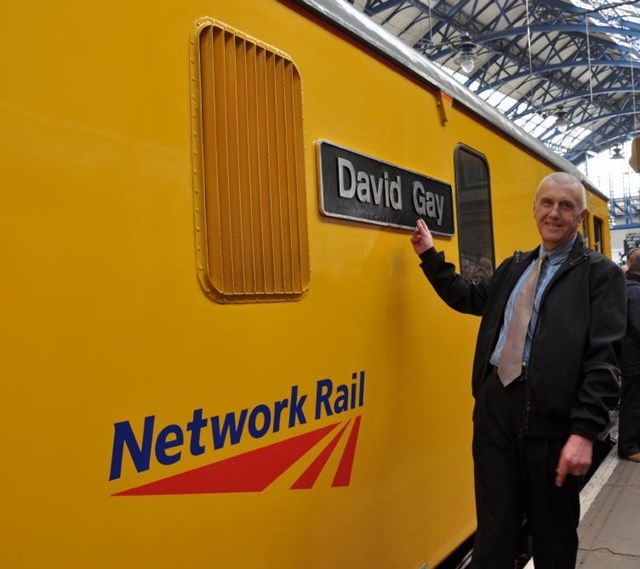 David Gay Train Name: David Gay retired in December 2008 after 43 years’ service to the rail industry.
