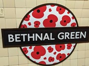 TfL Image - Bethnal Green Station Roundel: TfL Image - Bethnal Green Station Roundel