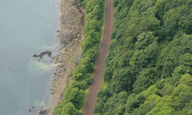 Railway vegetation clearance planned in Fife: Aberdour Kirkcaldy vegetation