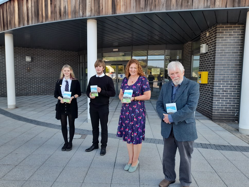 L-R: Jennifer Pettinger, Joshua Austin, Shelagh Toonen, Richard Bennett