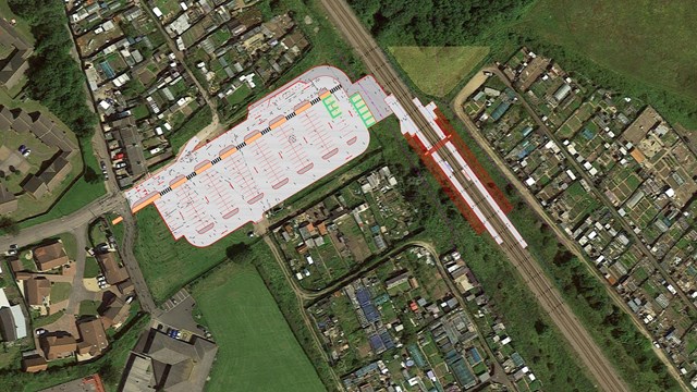 Horden station granted planning permission: Horden site plan (002)