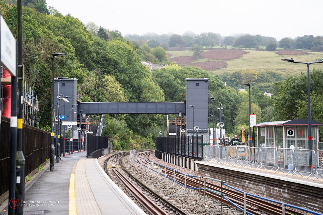 LLanhilleth station footbridge