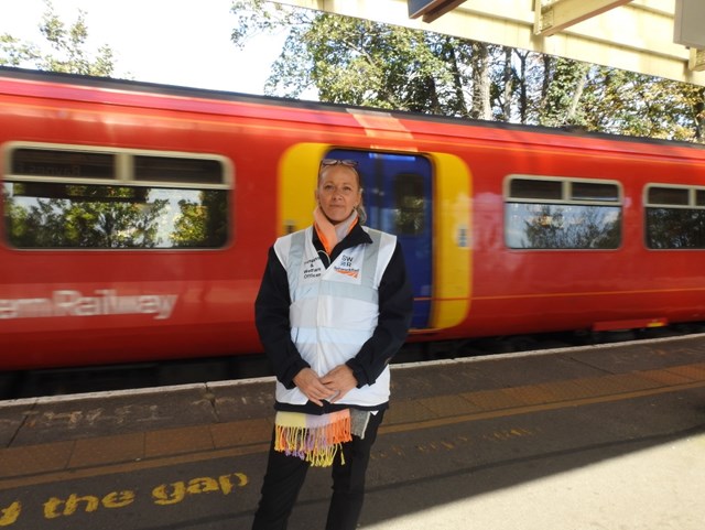 Recognition for South Western Railway and Network Rail team which helps vulnerable people while keeping rail journeys on time in Southern England: Lisa Blakeway Southwestern Trespass Officer