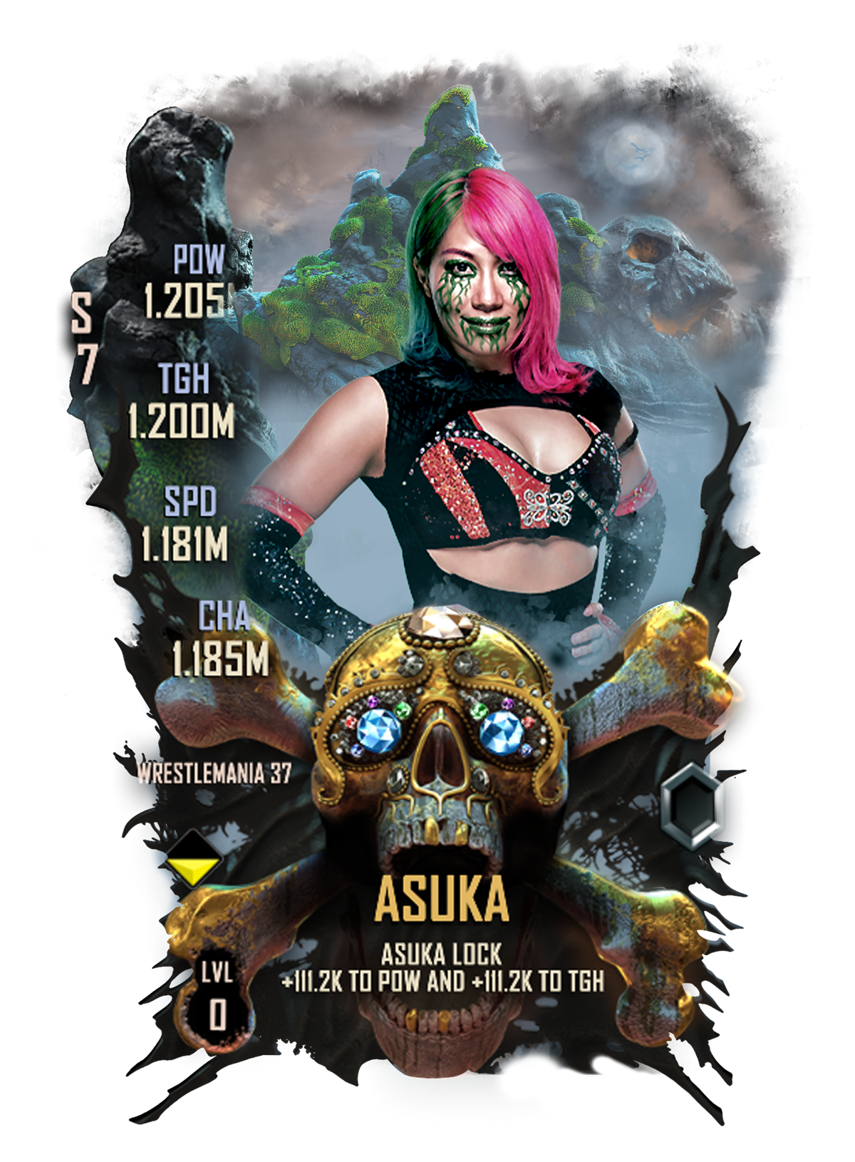 WWE SuperCard WM37 Asuka