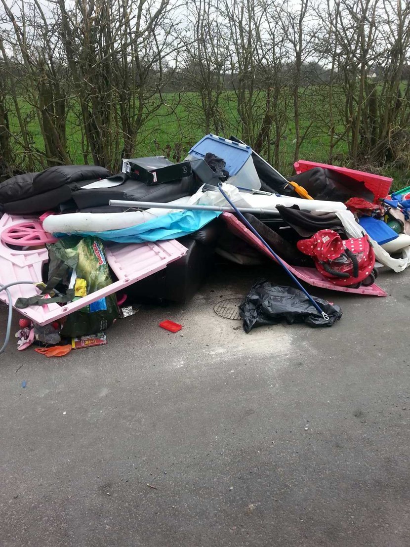 Man with a van picks up hefty fine for dumping waste: brennanflytipping.jpg