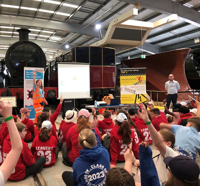 Rail industry hosts safety day for 200 North East schoolchildren 6: Rail industry hosts safety day for 200 North East schoolchildren 6