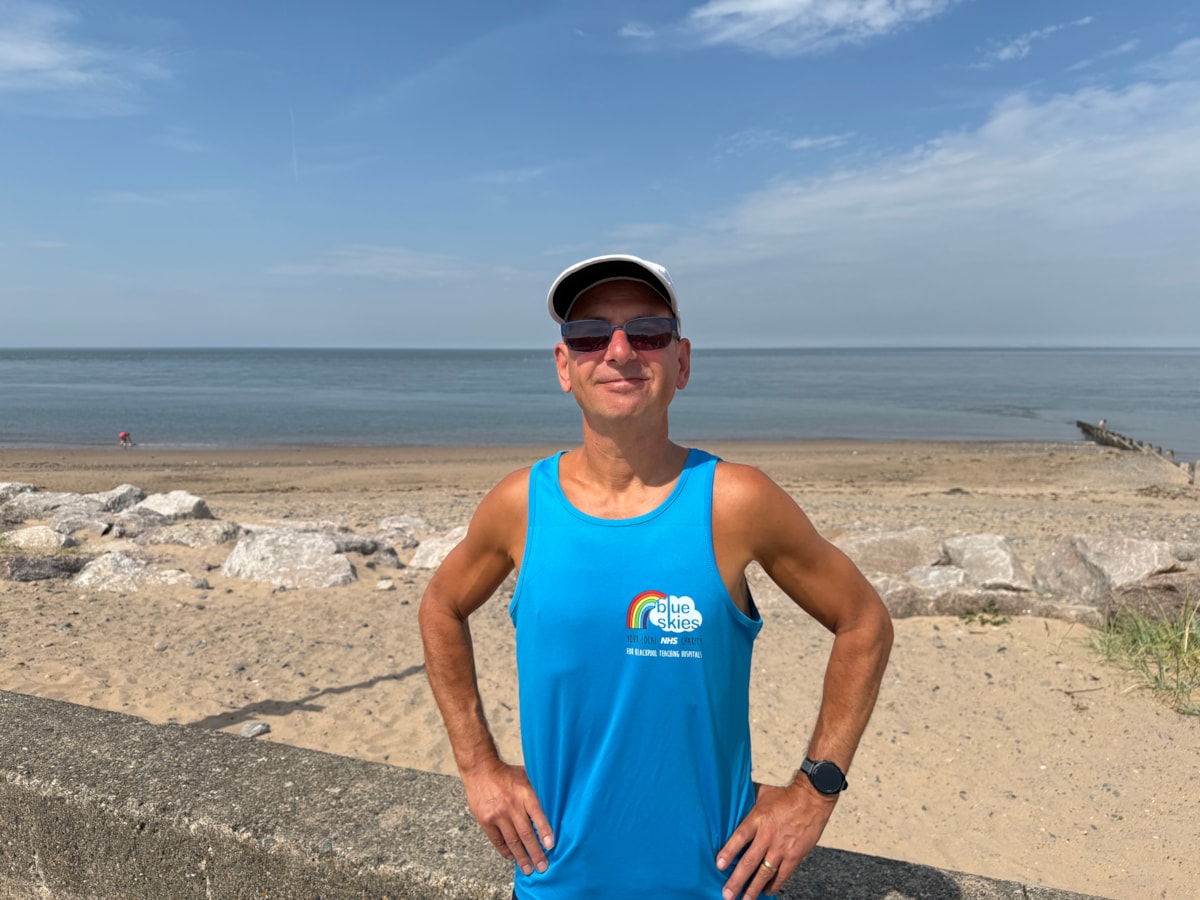 Peter Franklin, enablement worker from Adult Social Care, who had a heart attack in the Caribbean and is preparing for a half marathon almost a year later