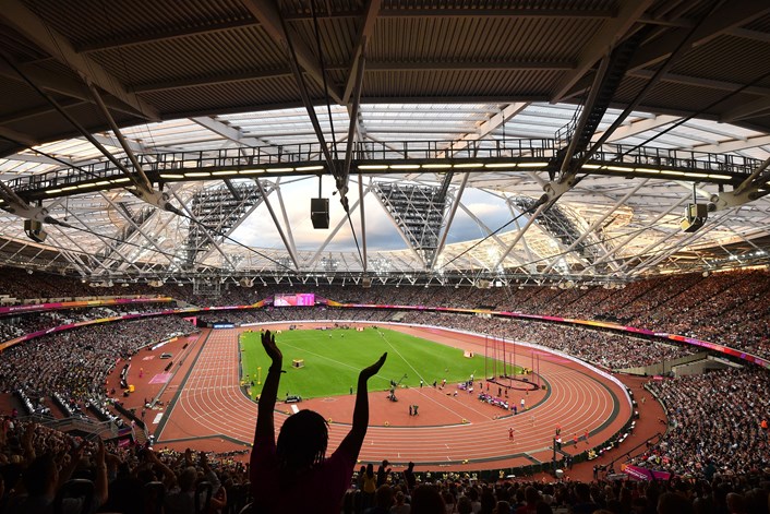 London welcomes back fans to UEFA EURO and Wimbledon Finals in huge boost for capital’s major events industry: 3. IAAF World Championships London 2017 credit British Athletics Getty