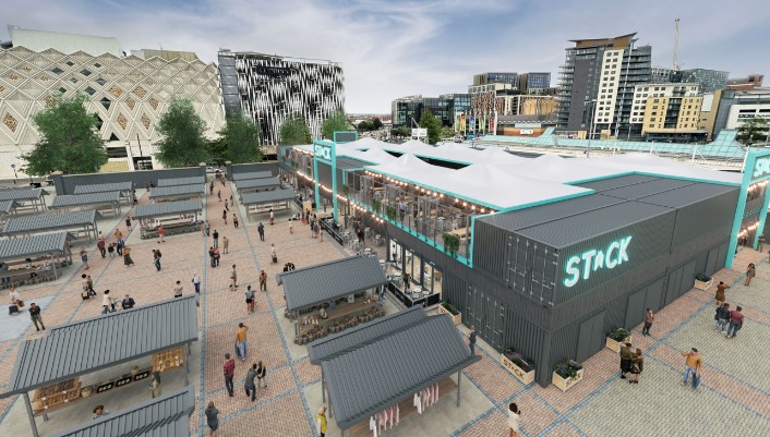 Plans for new Leeds Kirkgate Market food village are stacking up nicely: Market CGI