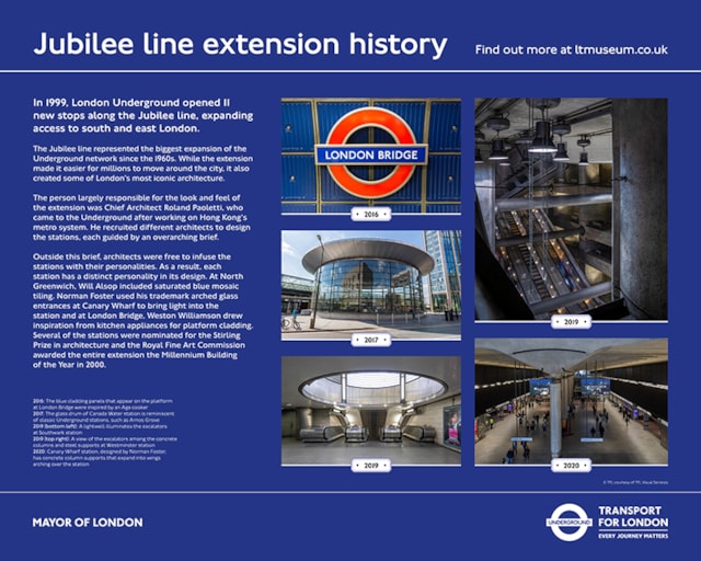 TfL Image - Jubilee 25 Tube QR poster 2