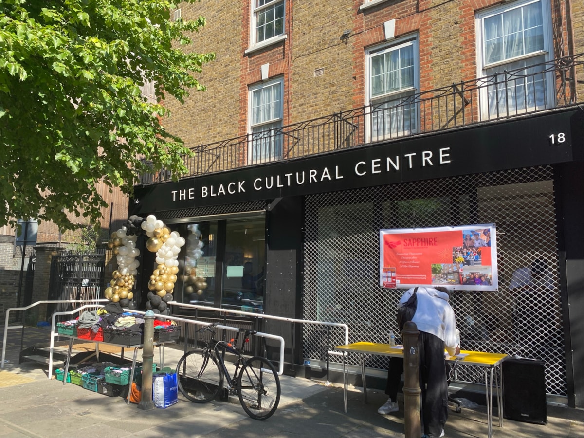 Sapphire's launch at the Black Cultural Centre