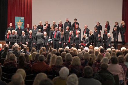 Blackburn People's Choir (shown performing at the finals) were Third Place Runner-up at Lancashire Choir of the Year 2023