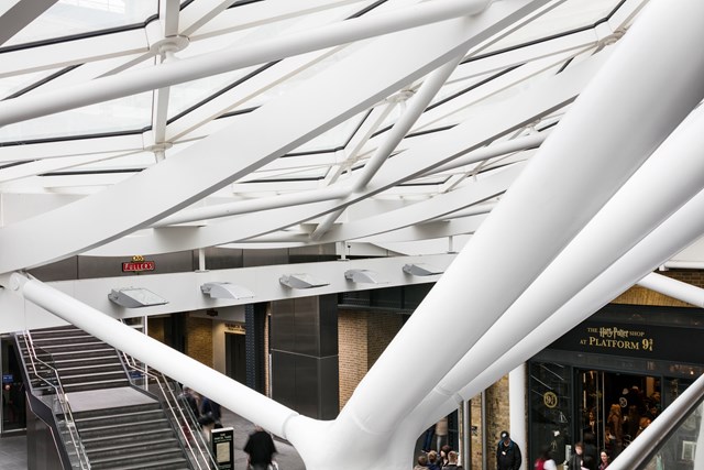 King's Cross railway station - roof