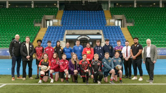 Scottish schools ready to ‘ruck’ and roll in SP Energy Networks Glasgow Warriors Rugby Championship: 20250122 SPEN SchoolRugbyLaunch2025 0778