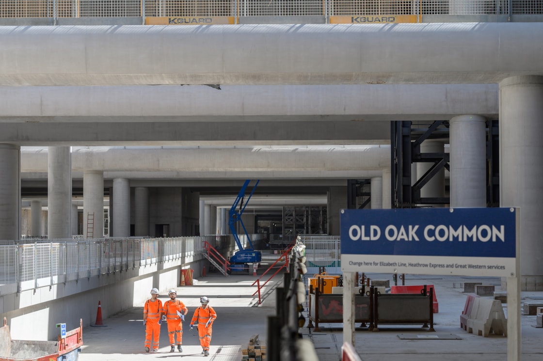 HS2 OOC platform construction complete